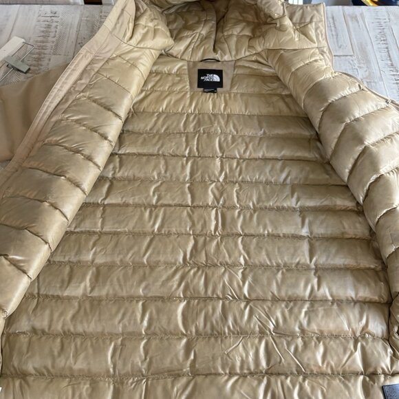 The North Face Mountain Range Down Parka Coat Khaki Stone Sz XXL NWT $400 - Picture 8 of 16